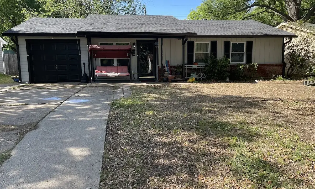 Asphalt Shingle Roof Repair crew at work on a residential roof in Powdersville